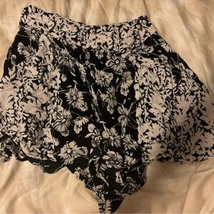 Free People Floral Shorts